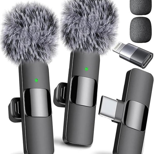 K9 Wireless Lavalier Microphone with Noise Reduction